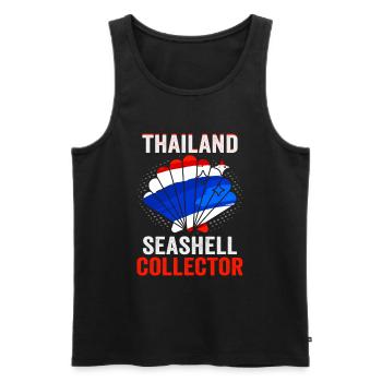 Thaïlande Beach Holiday by the Sea Design Beach Motif - Débardeur bio Premium Homme - noir - Devant - Michal (187cm)