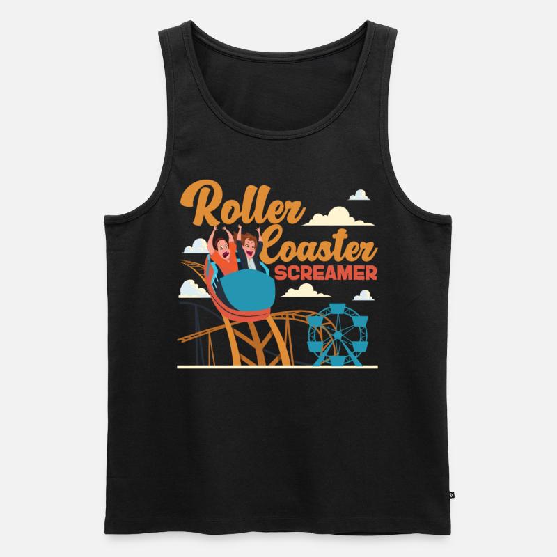Roller Coaster Roller Coaster - Débardeur bio Premium Homme - noir