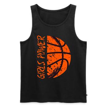 Dictons de basket-ball amusants pour les joueurs de basket-ball - Débardeur bio Premium Homme - noir - Devant - Michal (187cm)