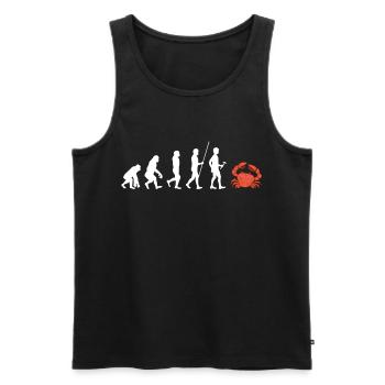 Cancer - Men's Premium Organic Tank Top - black - Front - Michal (187cm)