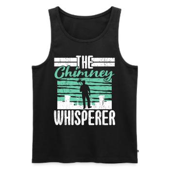 Schornsteinfeger Job Beruf Schornsteinflüsterer - Männer Premium Bio Tank Top - Schwarz - Vorne - AI Model Male 178 light (178cm)
