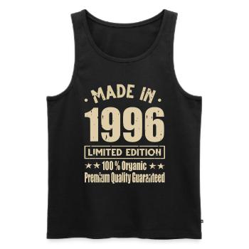 Fabriqué en 1996 Vintage Retro Limited Edition - Débardeur bio Premium Homme - noir - Devant - Michal (187cm)