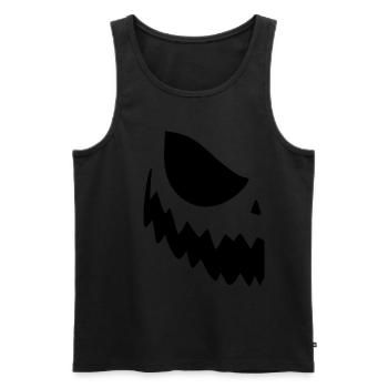 Tenue partenaire Halloween Pumpkin - Débardeur bio Premium Homme - noir - Devant - Michal (187cm)