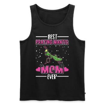 Best Praying Mantis Mom Ever Gottesanbeterin - Männer Premium Bio Tank Top - Schwarz - Vorne - Michal (187cm)