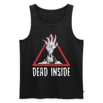 Zombiecore Aesthetic Skeleton Hand Zombie Hand - Men's Premium Organic Tank Top - black - Front - AI Model Male 178 light (178cm)