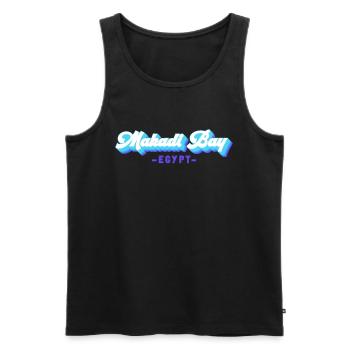 Holiday Trip Egypt Red Sea Makadi Bay - Men's Premium Organic Tank Top - black - Front - AI Model Male 178 light (178cm)
