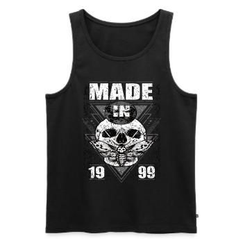Fabriqué en 1999 Vintage Retro Limited Edition - Débardeur bio Premium Homme - noir - Devant - Michal (187cm)