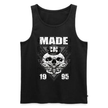 Fabriqué en 1995 Vintage Retro Limited Edition - Débardeur bio Premium Homme - noir - Devant - Michal (187cm)