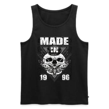 Fabriqué en 1996 Vintage Retro Limited Edition - Débardeur bio Premium Homme - noir - Devant - Michal (187cm)