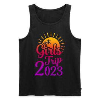 Girls Trip 2023 - Männer Premium Bio Tank Top - Schwarz - Vorne - Michal (187cm)