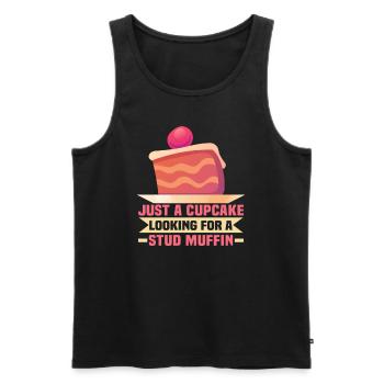 Cuisson de biscuits et de gâteaux Boulanger ou boulanger amateur - Débardeur bio Premium Homme - noir - Devant - Michal (187cm)