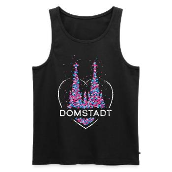 Köln Kölner Dom Domstadt Karneval Fastelovend - Männer Premium Bio Tank Top - Schwarz - Vorne - Michal (187cm)