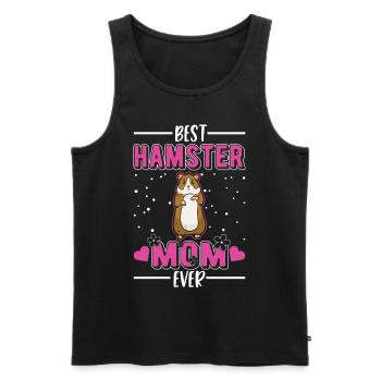 Meilleure maman hamster de tous les temps Hamster Mama - Débardeur bio Premium Homme - noir - Devant - Michal (187cm)