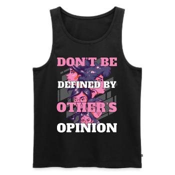 Frauen Empowerment Motivation - Männer Premium Bio Tank Top - Schwarz - Vorne - Michal (187cm)
