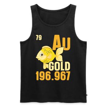 Goldfish Underwater Fish Aquarist Fishing - Men's Premium Organic Tank Top - black - Front - AI Model Male 178 light (178cm)