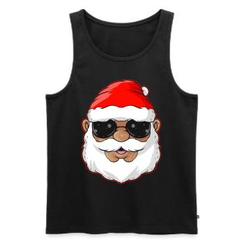 Afro american toddler Black History Month - Männer Premium Bio Tank Top - Schwarz - Vorne - AI Model Male 178 light (178cm)