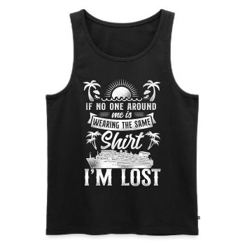 Cruise Ship Vacation Friends - Men's Premium Organic Tank Top - black - Front - Michal (187cm)