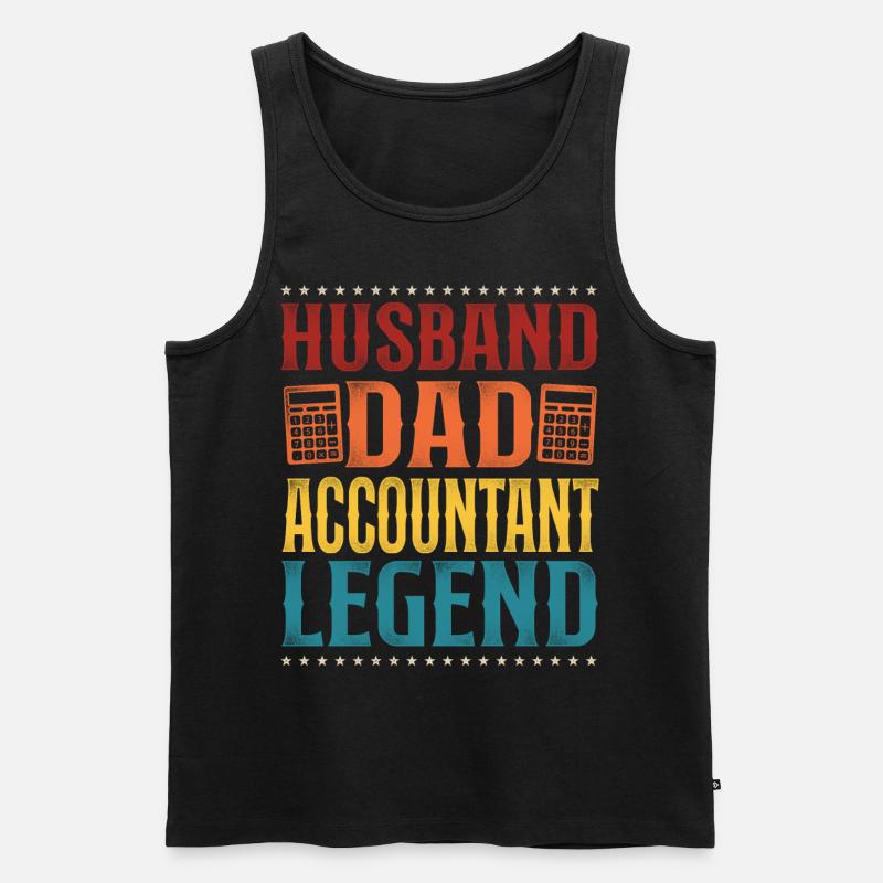 Comptable Comptable Comptable Comptabilité - Débardeur bio Premium Homme - noir