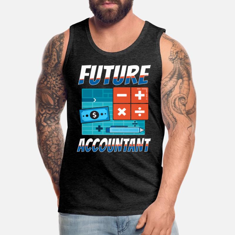 Comptable Comptable Comptable Comptabilité Débardeur bio Premium Homme