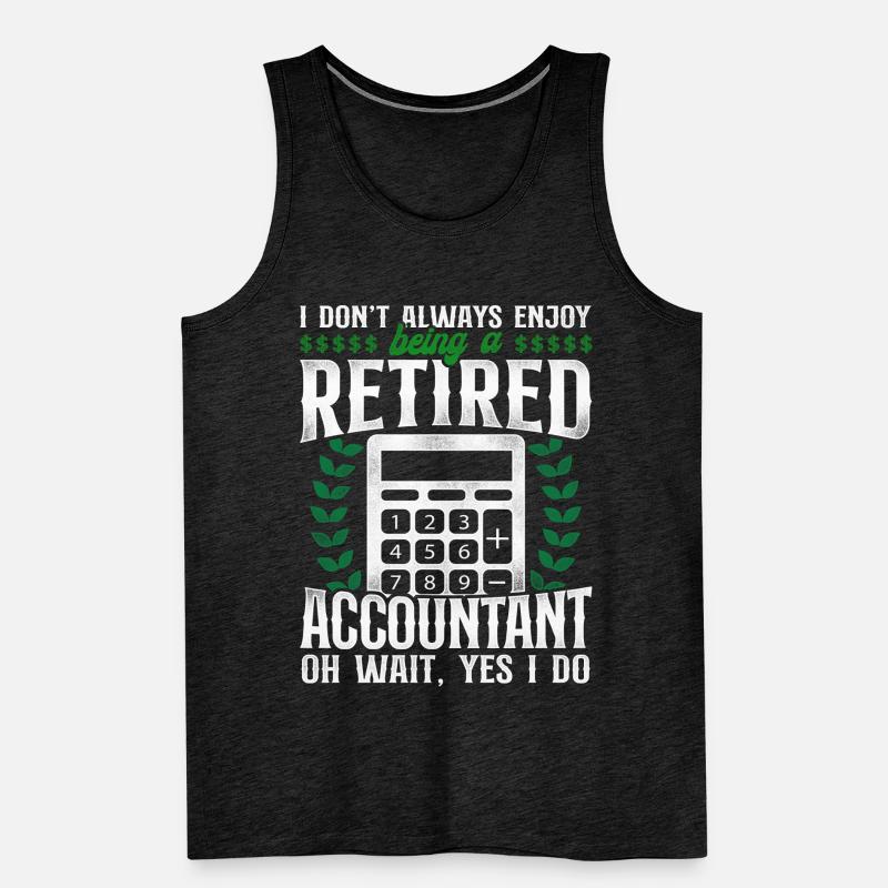 Comptable Comptable Comptable Comptabilité Débardeur bio Premium Homme