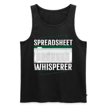 Accountant Bookkeeper Accounting - Männer Premium Bio Tank Top - Schwarz - Vorne - Michal (187cm)