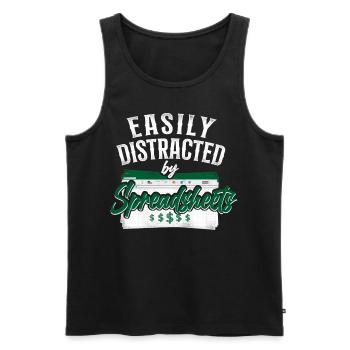 Accountant Bookkeeper Accounting - Männer Premium Bio Tank Top - Schwarz - Vorne - Michal (187cm)
