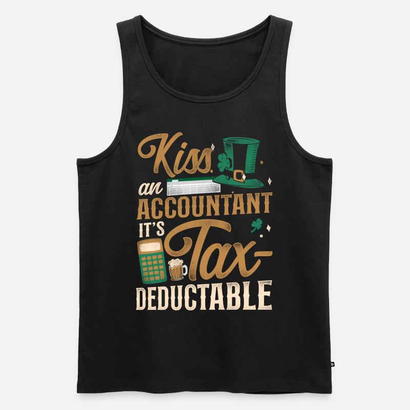 Accountant Bookkeeper Accounting - Männer Premium Bio Tank Top - Schwarz