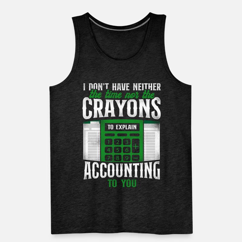 Comptable Comptable Comptable Comptabilité Débardeur bio Premium Homme