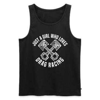 Racing Driver Racing Car Tuning Racing Motorsport - Men's Premium Organic Tank Top - black - Front - AI Model Male 178 light (178cm)