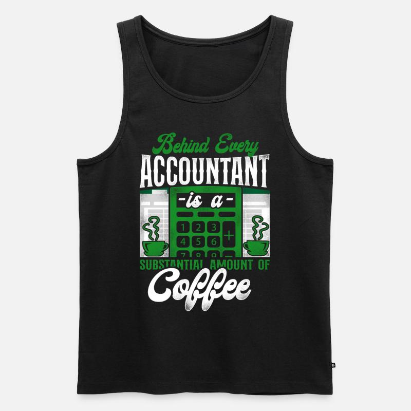 Comptable Comptable Comptable Comptabilité - Débardeur bio Premium Homme - noir