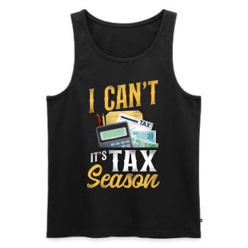 Accountant Bookkeeper Accounting - Männer Premium Bio Tank Top - Schwarz - Vorne - Michal (187cm)
