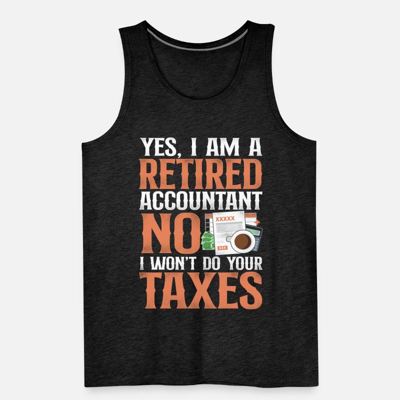 Comptable Comptable Comptable Comptabilité Débardeur bio Premium Homme