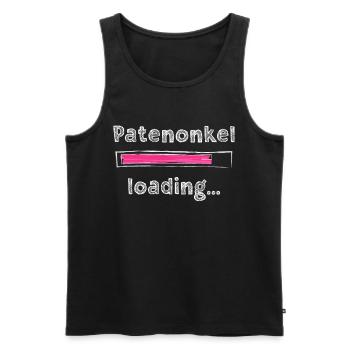 Patenonkel 2023 loading Patenkind Patenonkel - Männer Premium Bio Tank Top - Schwarz - Vorne - Michal (187cm)