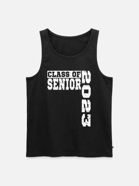 Class of senior 2023 - Men's Premium Organic Tank Top - black