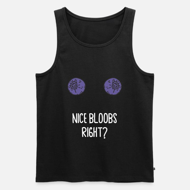 Nice Bloobs right? Halloween Costume - Männer Premium Bio Tank Top - Schwarz