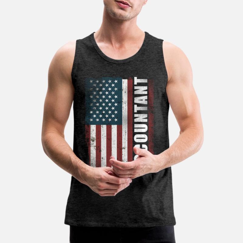 Comptable Comptable Comptable Comptabilité Débardeur bio Premium Homme