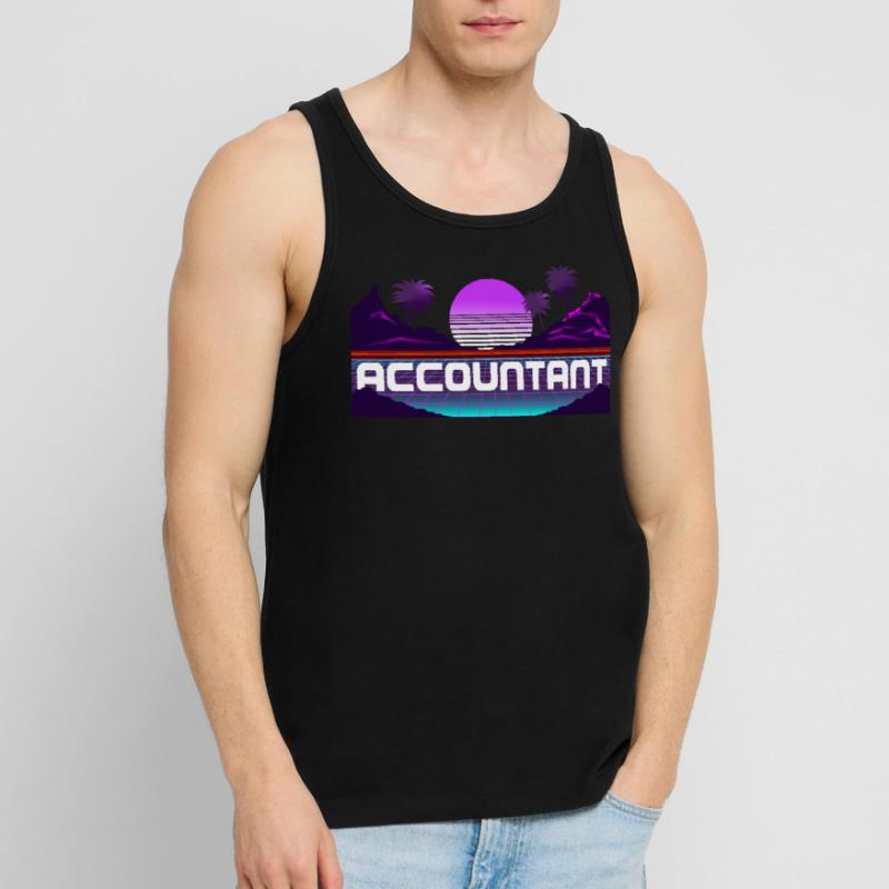 Comptable Comptable Comptable Comptabilité Débardeur bio Premium Homme