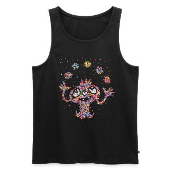 Karneval Fasching 5. Jahreszeit Kostümersatz - Männer Premium Bio Tank Top - Schwarz - Vorne - Michal (187cm)