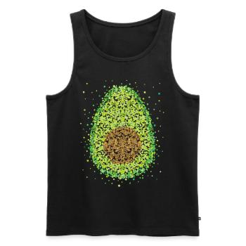 Avocado Costume Replacement Carnival Carnival Gift - Men's Premium Organic Tank Top - black - Front - Michal (187cm)