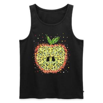 Apple Costume Replacement Carnival Carnival Gift - Men's Premium Organic Tank Top - black - Front - Michal (187cm)