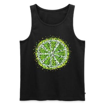 Lime Costume Replacement Carnival Carnival Gift - Men's Premium Organic Tank Top - black - Front - Michal (187cm)