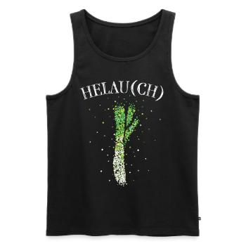 Helau Lauch Kostümersatz Karneval Fasching - Männer Premium Bio Tank Top - Schwarz - Vorne - Michal (187cm)
