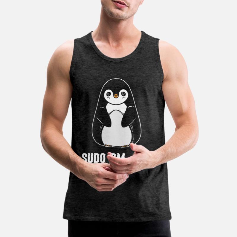 sudo rm rf / Programmeur informatique Linux Débardeur bio Premium Homme