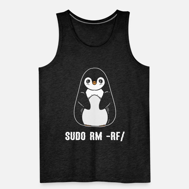 sudo rm rf / Programmeur informatique Linux Débardeur bio Premium Homme