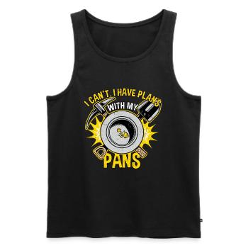 Gold prospectors Gold miners Gold diggers - Men's Premium Organic Tank Top - black - Front - AI Model Male 178 light (178cm)