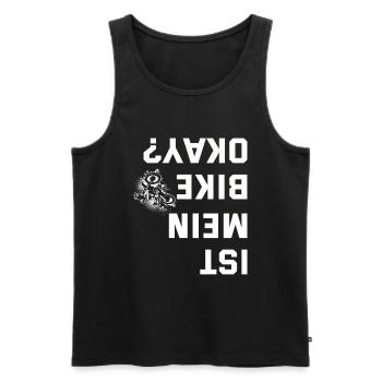 Motocross Geschenk Für Enduro Supermoto Dirt Bike - Männer Premium Bio Tank Top - Schwarz - Vorne - Michal (187cm)