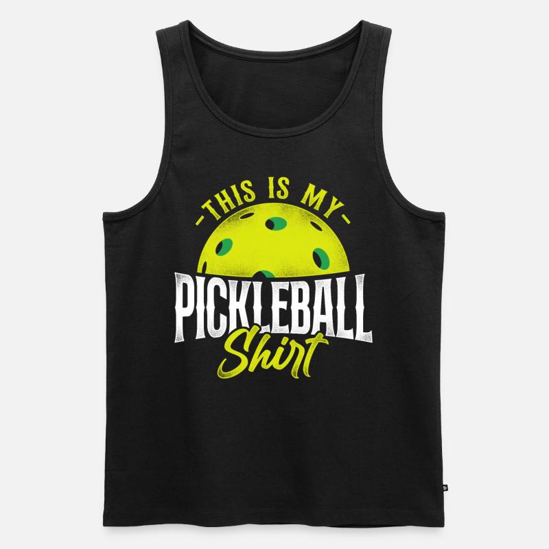 Pickleball C’est mon pickleball - Débardeur bio Premium Homme - noir