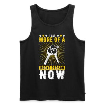 Hauskäufer Einweihungsparty Hauseinweihung - Männer Premium Bio Tank Top - Schwarz - Vorne - Michal (187cm)