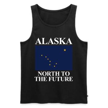 Alaska - Débardeur bio Premium Homme - noir - Devant - Michal (187cm)
