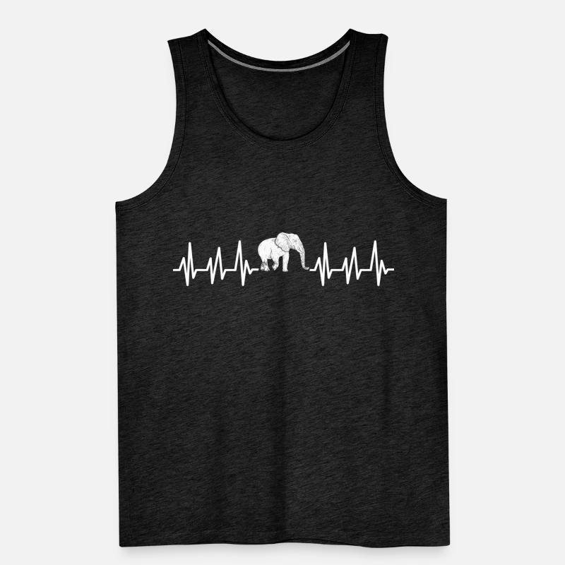 Elephant Elephant Elephant Proboscis Zoo Circus Men's Premium Organic Tank Top